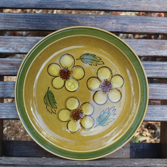 Ovenproof Crest-Stone Tripoli Pattern Made Japan Platter Vintage MCM - Picture 1 of 4